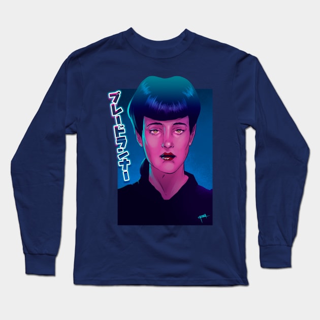 Rachael Long Sleeve T-Shirt by Gerkyart